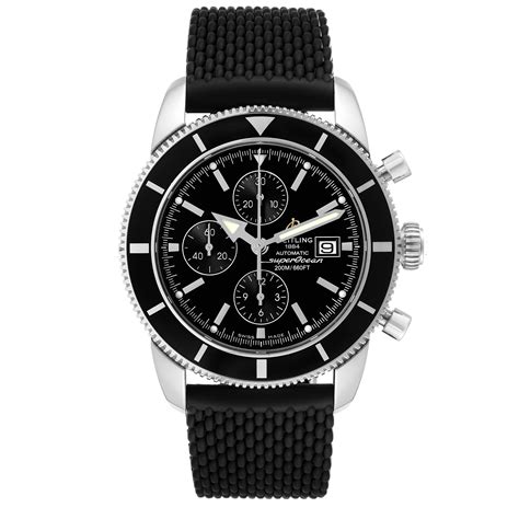 breitling superocean heritage chrono 46 black dial men's watch a13320|breitling watches a1332024.